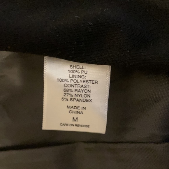 Faux leather jacket - Picture 5 of 7